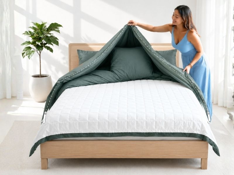 3-Sided Zipper Duvet Cover
